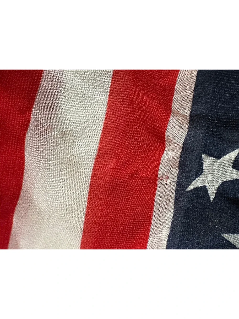 American Flag Patriotic Scarf Wrap Red White Blue Stars Stripes 27x31 USA